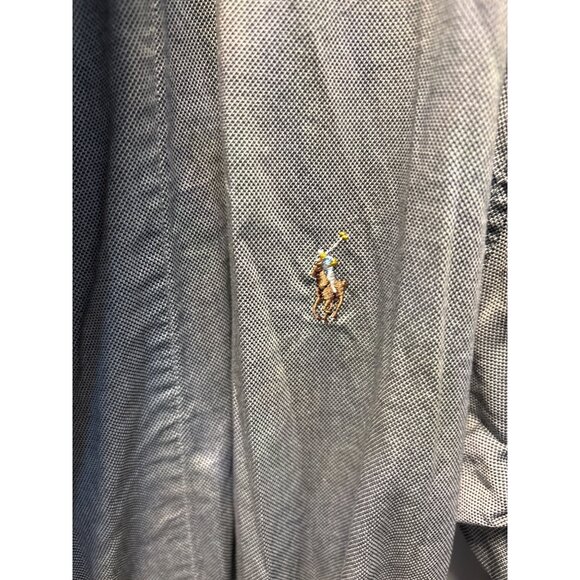 Polo Ralph Lauren Robe S/M Gray 100% Cotton Belted Long Sleeve - Picture 2 of 10